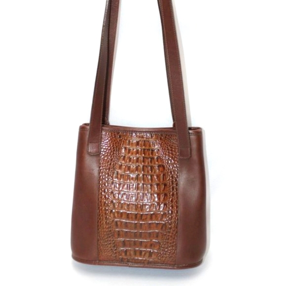 Vintage Brighton Crocodile Embossed Leather Bag - Picture 4 of 11